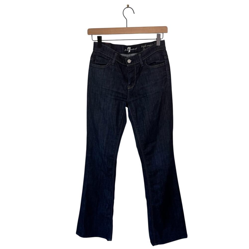 7 FOR ALL MANKIND High Waist Bootcut Denim Jeans Size 25